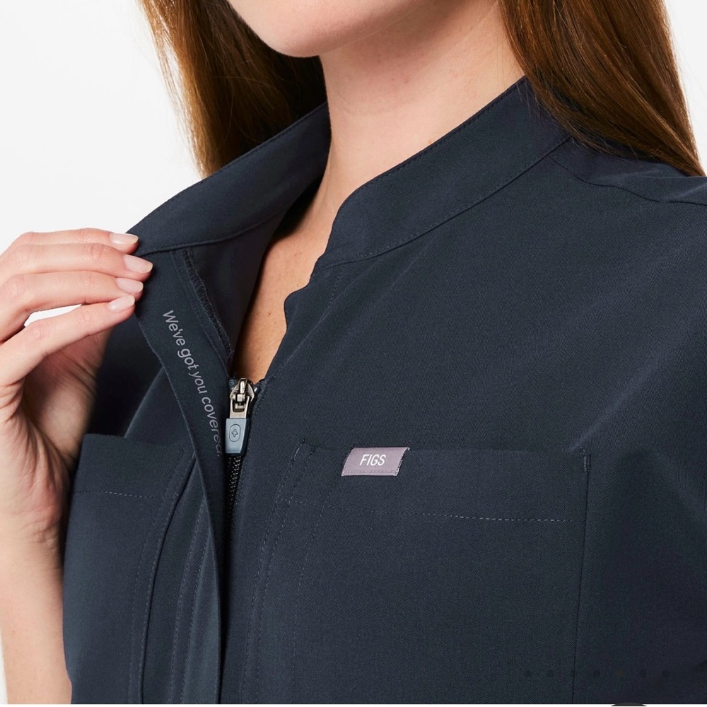 Figs Rafaela - Cargo ScrubJumpsuit
Color - Dark Harbor, XS like new!